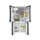 Lodówka Bosch KFI96AXEA Multidoor No Frost 183cm Czarna Stal Szczotkowana Dystrybutor Kostkarka WiFi 574L - 1516164 - zdjęcie 2